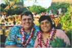 Old Lahaina Luau - Maui - Happy Honeymooners!