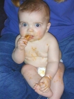 Fun With Teething Biscuits...Yuck!!