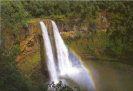 Wailua Falls With Rainbow